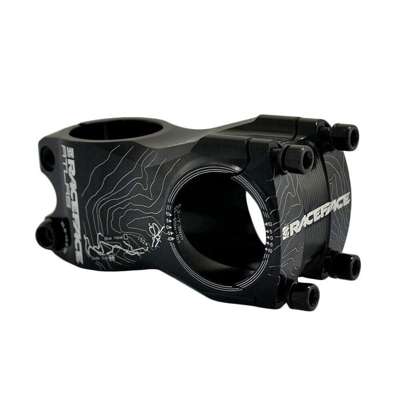 RaceFace Atlas MTB Downhill Bike Bicycle Stem 31.8x50mm 0 degree Black, RF1989 - Image 1